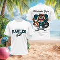 Philadelphia Eagles Taz Football Mascot T-Shirt Philadelphia Eagles Merch Birthday Gift For Him