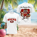 San Francisco 49ers Taz Football Mascot Sports Fan T-Shirt San Francisco 49ers Merch Present