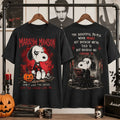 Marilyn Manson X Snoopy Gothic Halloween T-Shirt Marilyn Manson Merch Birthday Gift