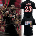 Lebron James Philadelphia 76ers 2026 Signatures T Shirt Lebron James Merch Birthday Gift