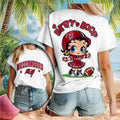 Tampa Bay Buccaneers Betty Boop Football Cheerleader T-Shirt Tampa Bay Buccaneers Merch Gifts