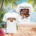 Washington Commanders Taz Football Mascot T-Shirt Washington Commanders Merch Unique Gift