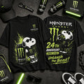 Monster Energy X Snoopy Merch 24th Anniversary T-Shirt Funny Gifts For Fans