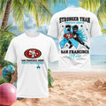 San Francisco 49ers Stronger Than Prostate Cancer T-Shirt San Francisco 49ers Mech Gift Ideas
