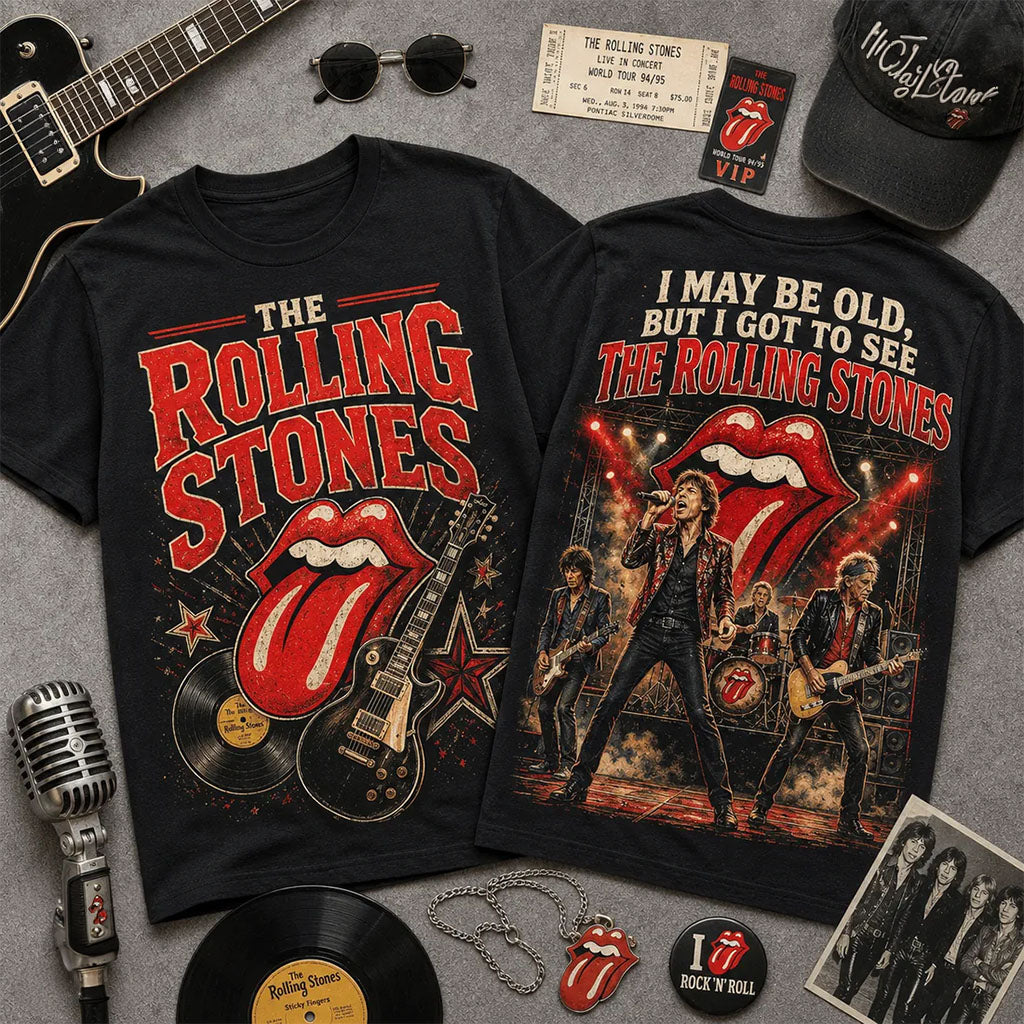 The Rolling Stones I May Be Old Concert T-Shirt The Rolling Stones Merch Fan Gift