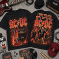 ACDC I May Be Old Band T-Shirt ACDC Merch Birthday Present For Men