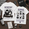 Wednesday Snoopy Nevermore Back To School T-Shirt Wednesday Addams Merch Best Gifts For Fans
