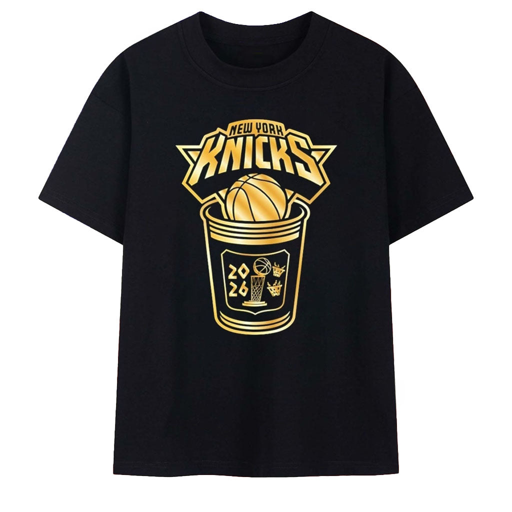 New York Knicks 2026 Championship Trophy T-Shirt New York Knicks Merch Best Gifts For Him