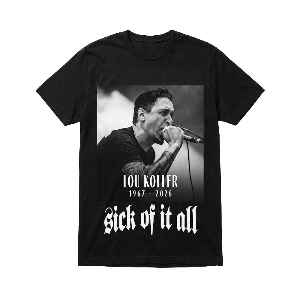 Sick Of It All Lou Koller 1967-2026 Remembering T-Shirt Lou Koller Merch Present Ideas