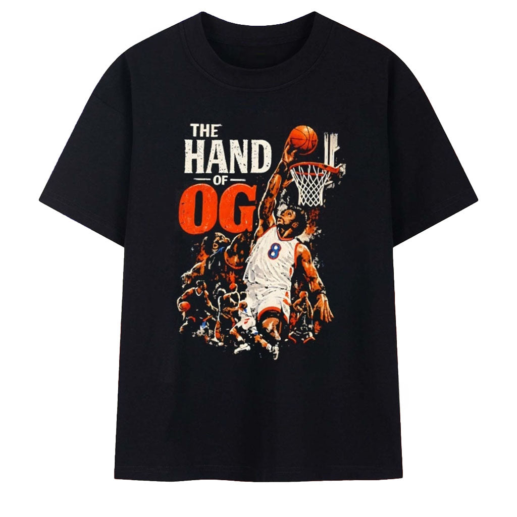 The Hand Of OG Basketball Player Number 8 T-Shirt New York Knicks Merch Birthday Gift