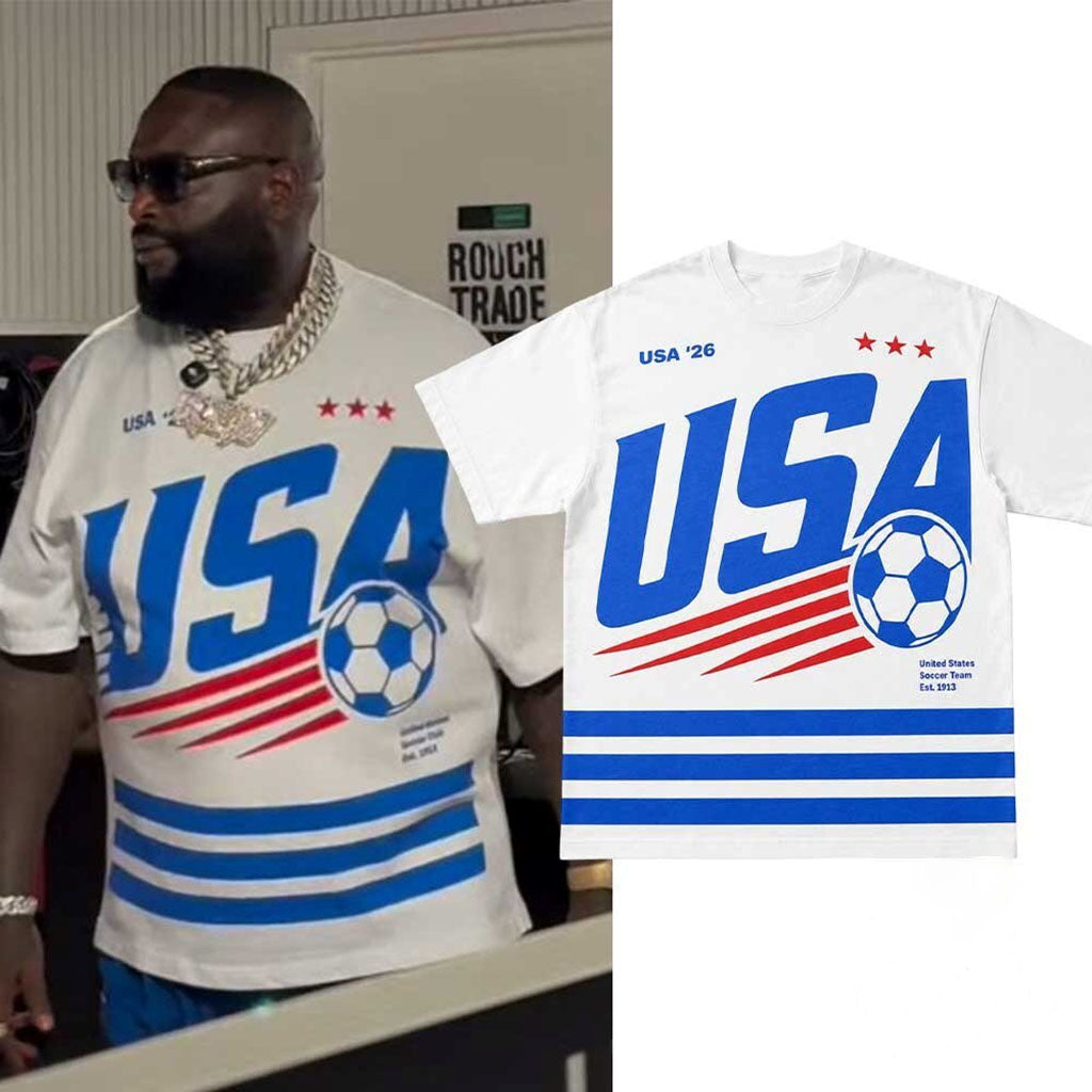 Rick Ross In NYC USA Soccer Shirt 2026 Rick Ross Merch Best Gift For Brothers