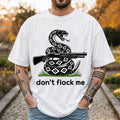 Privacy Rights Don_t Flock Me Privacy Liberty Snake T-Shirt Funny Political Gifts Ideas