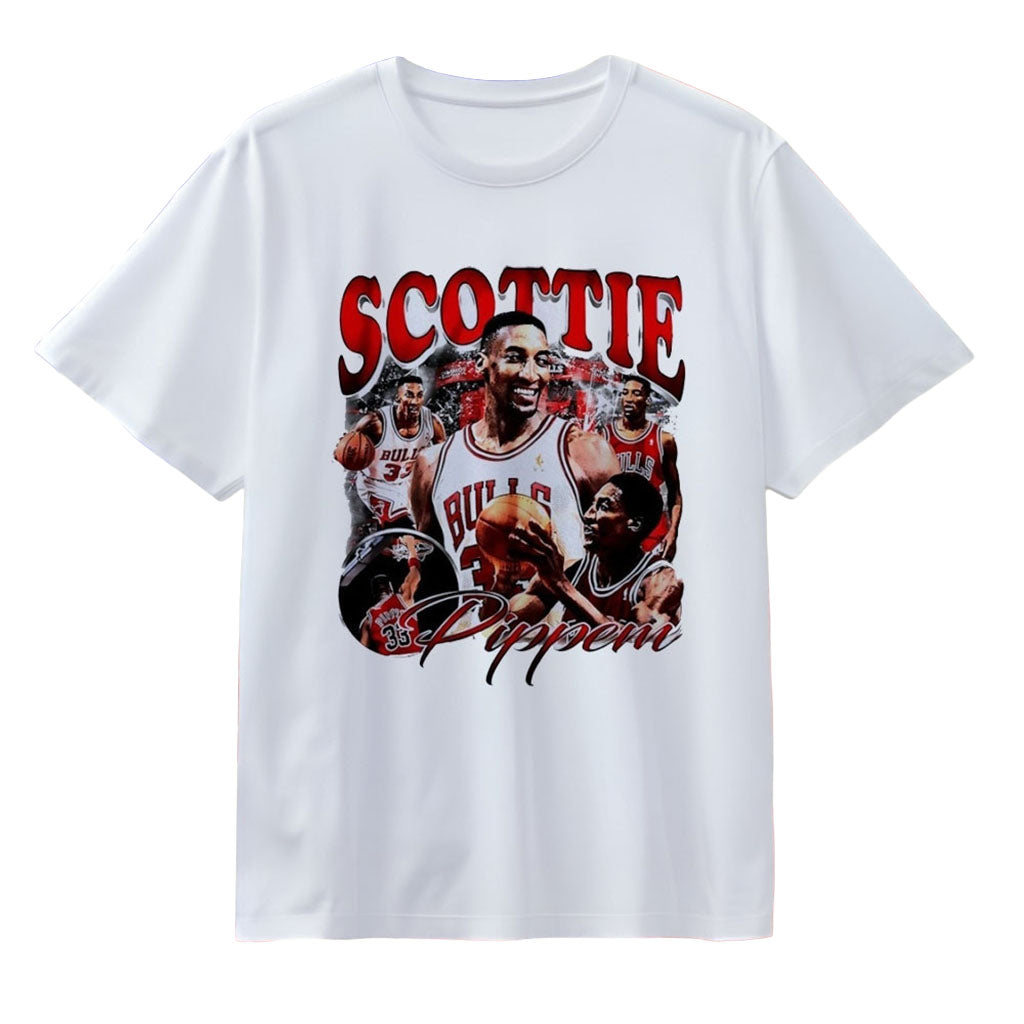 Scottie Pippen Chicago Bulls Basketball T-Shirt 2026 Scottie Pippen Merch Gift For Fans