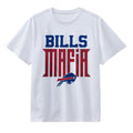 Buffalo Bills Mafia Logo Football T-Shirt White Buffalo Bills Merch 2026 Gift For Boyfriend