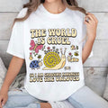 Snail The World Is Cruel So I Am Choosing Kindness Love The Unloved T-Shirt Motivational Quote