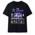 Dallas Cowboys Abbey Road Thank You For The Memories Signature T-Shirt Dallas Cowboys Merch