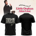 Alex Warren Merch Finding Family On The Road Tour 2026 Shirt You_ll Be Alright Kid Tee Black