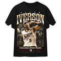 Allen Iverson Philadelphia 76ers Portrait T-Shirt Legends Never Fade Shirt 76ers Merch Fan Gift