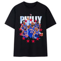 LeBron James And Philadelphia 76ers Vintage T-Shirt 76ers Merch Present For Basketball Fans