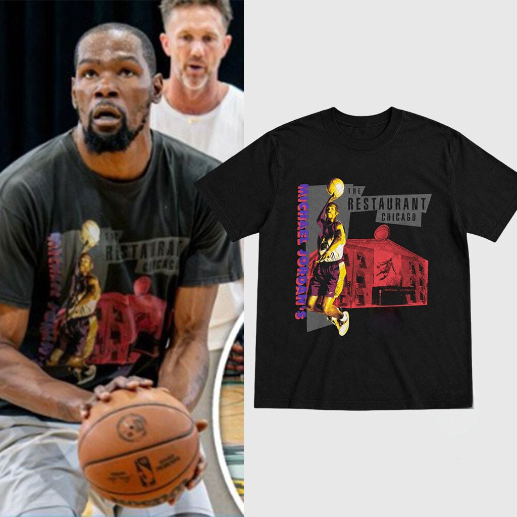 Kevin Durant Michael Jordan_s The Restaurant Chicago Shirt Best Gift For Basketball Fans