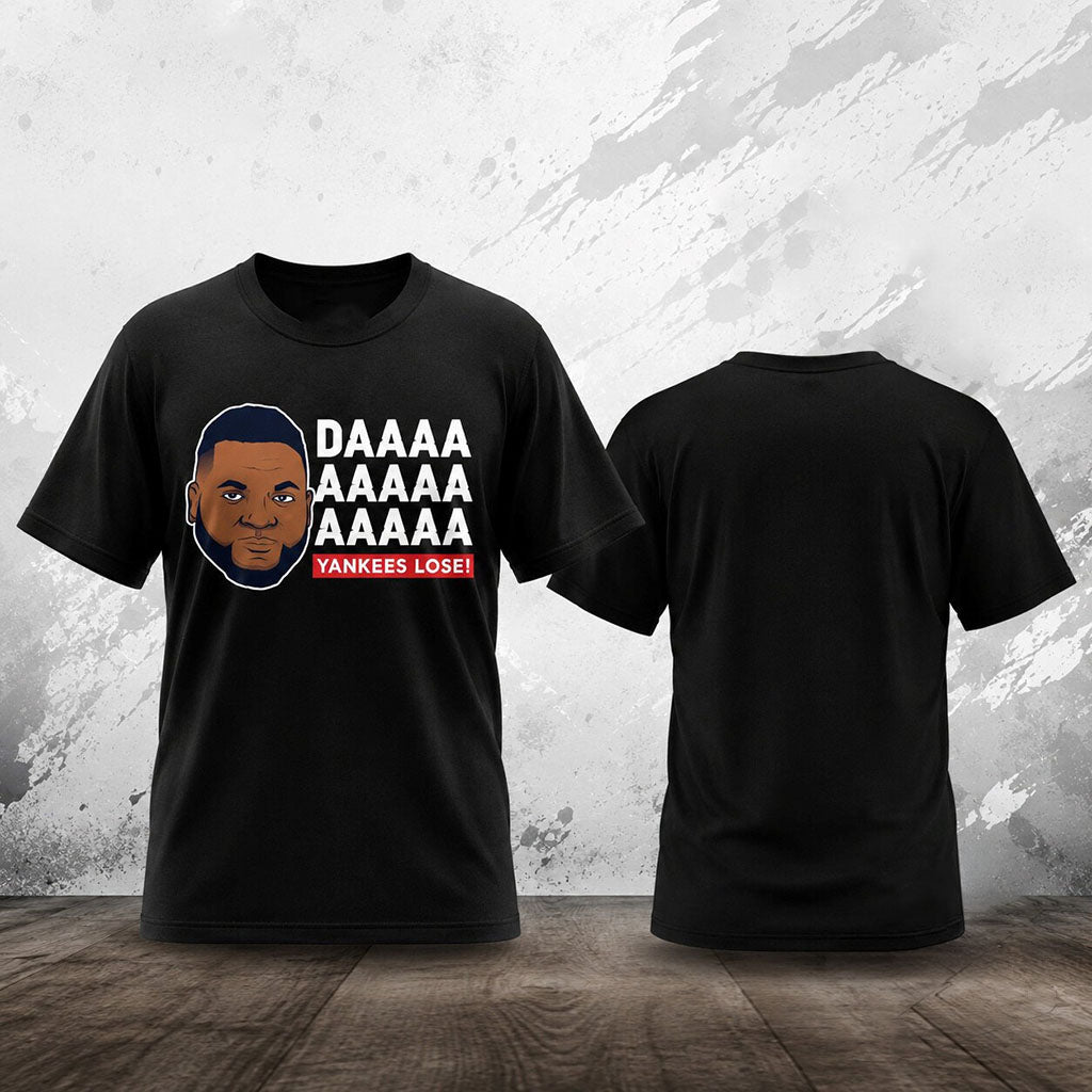 David Ortiz Da Yankees Lose Shirt Black David Ortiz Merch Present For Baseball Lovers