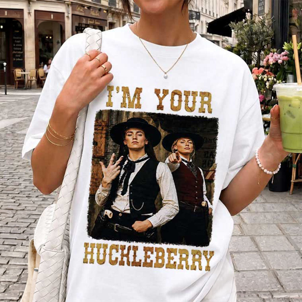 Sophie Cunningham I_m Your Huckleberry Vintage Basketball T-Shirt Sophie Cunningham Pointing Tee