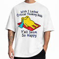 Wish I Lacked Critical Thinking Skills Shirt Funny Frog Overthinker T-Shirt Gift For BFF