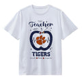 This Teacher Loves Tigers Teach Love Inspire Clemson Paw T-Shirt Detroit Tigers Merch Gifts