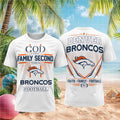 Denver Broncos God First Family Second Faith Football Shirt Denver Broncos Merch Fan Gear